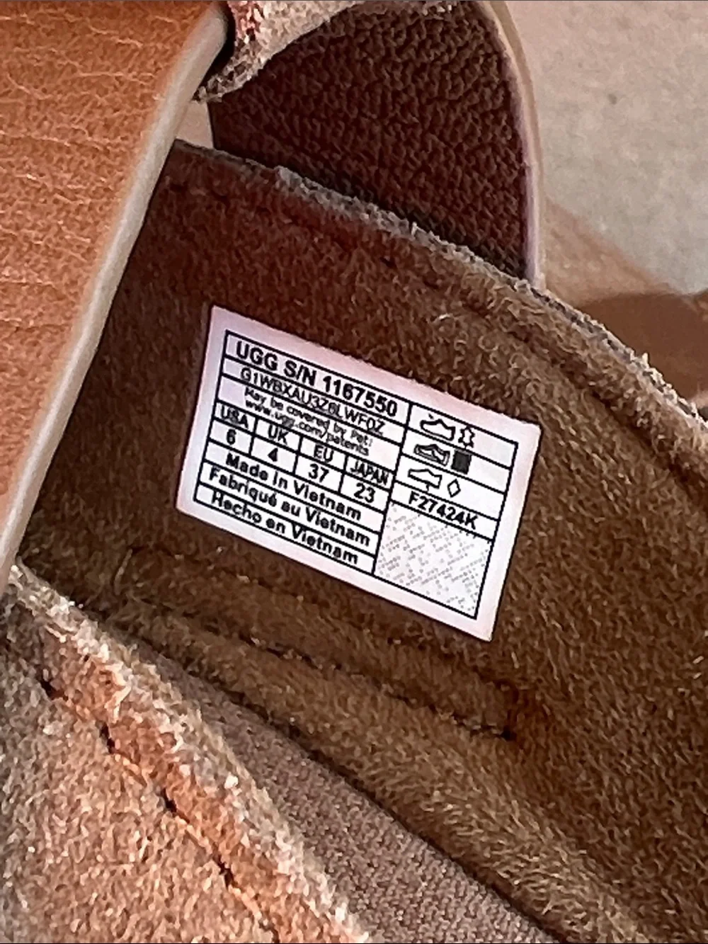UGG brown suede